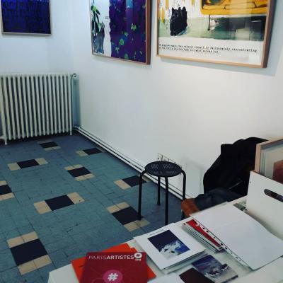 Paris Artiste Espace canal saint Martin   octobre 2019