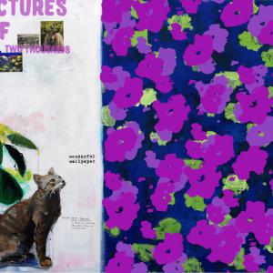 wall paper 2019 1m20x1m technique mixte sur toile et plexi imprimé