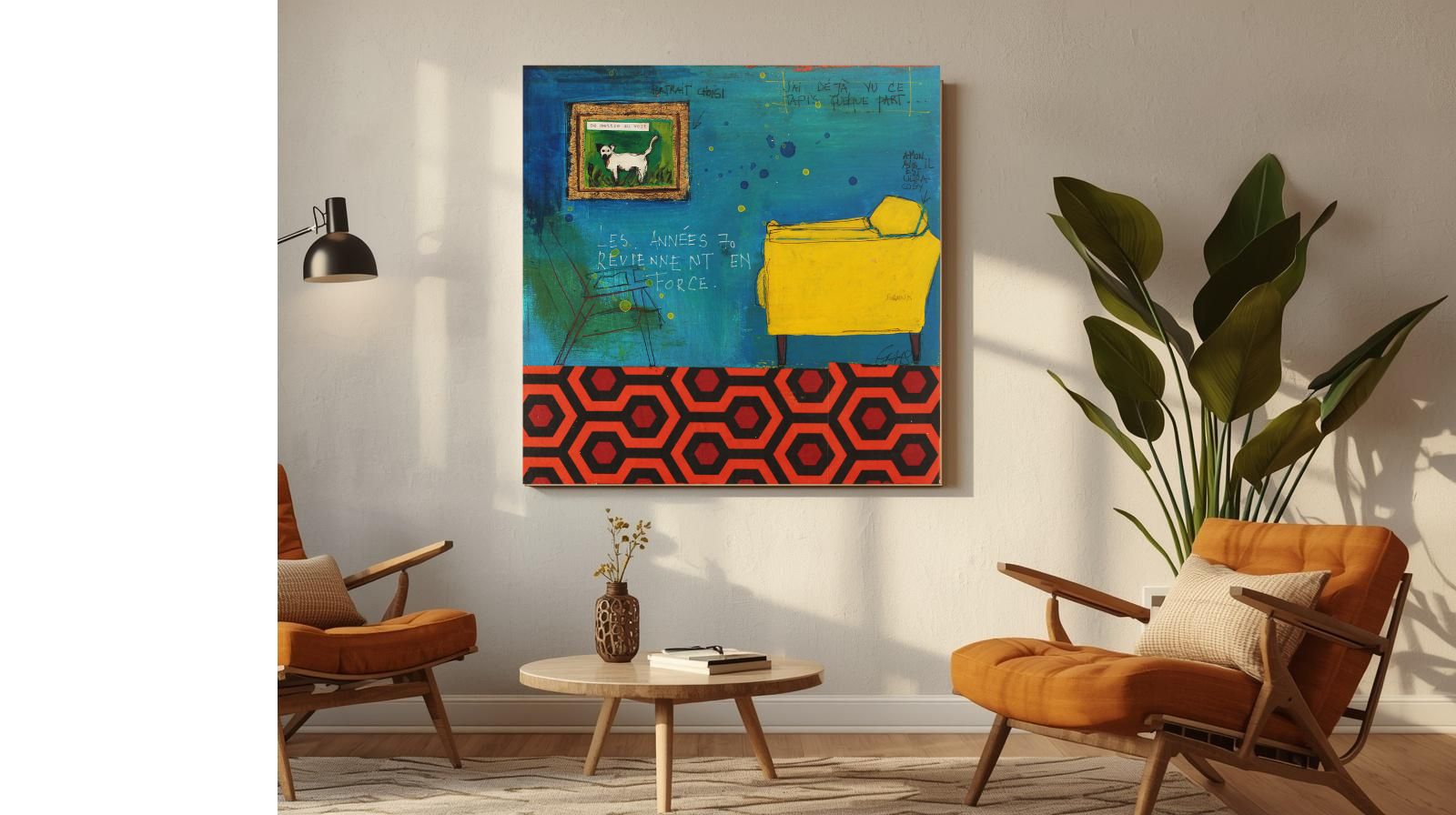 "Overlook : L'Esprit des Années 70" – Œuvre originale - Image 2