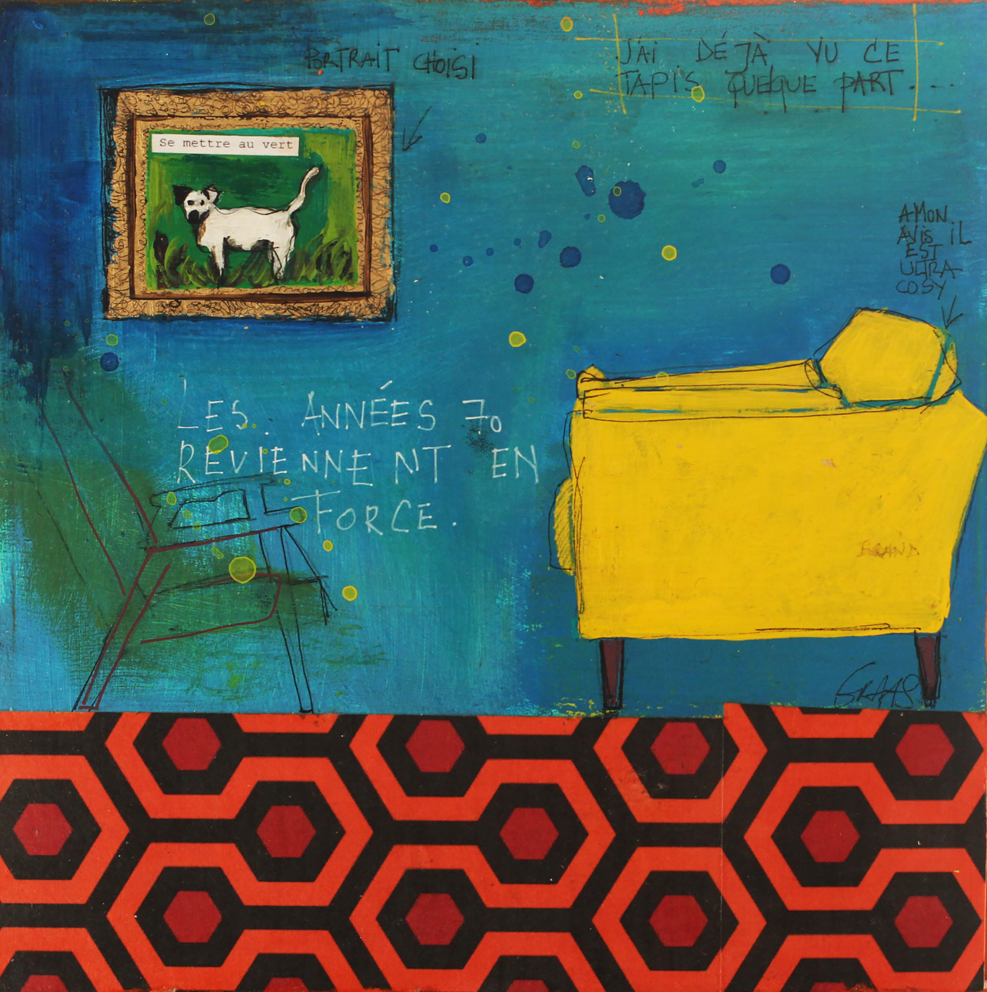 "Overlook : L'Esprit des Années 70" – Œuvre originale