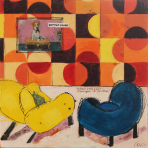 "Portrait Choisi : Confort & Design 70's" – Œuvre originale