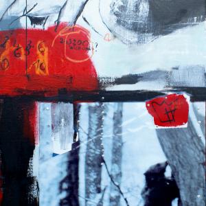 Dream 2012 0,60x1m10 acrylique, transcryl , plastique riveté sur toile 